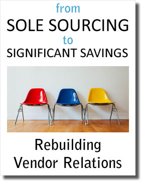 Sole sourcing to significant savings